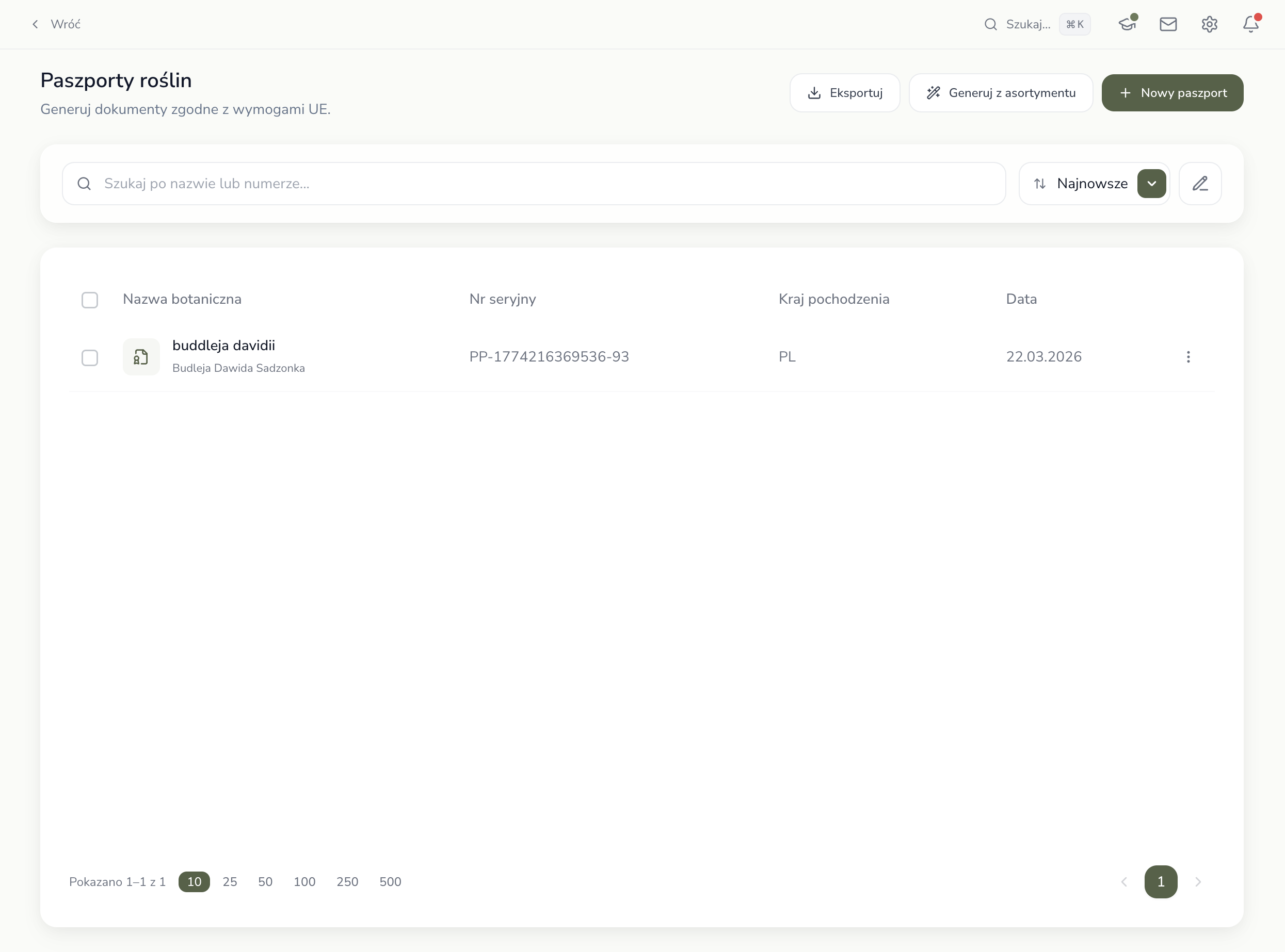 FloraSoft - Paszporty